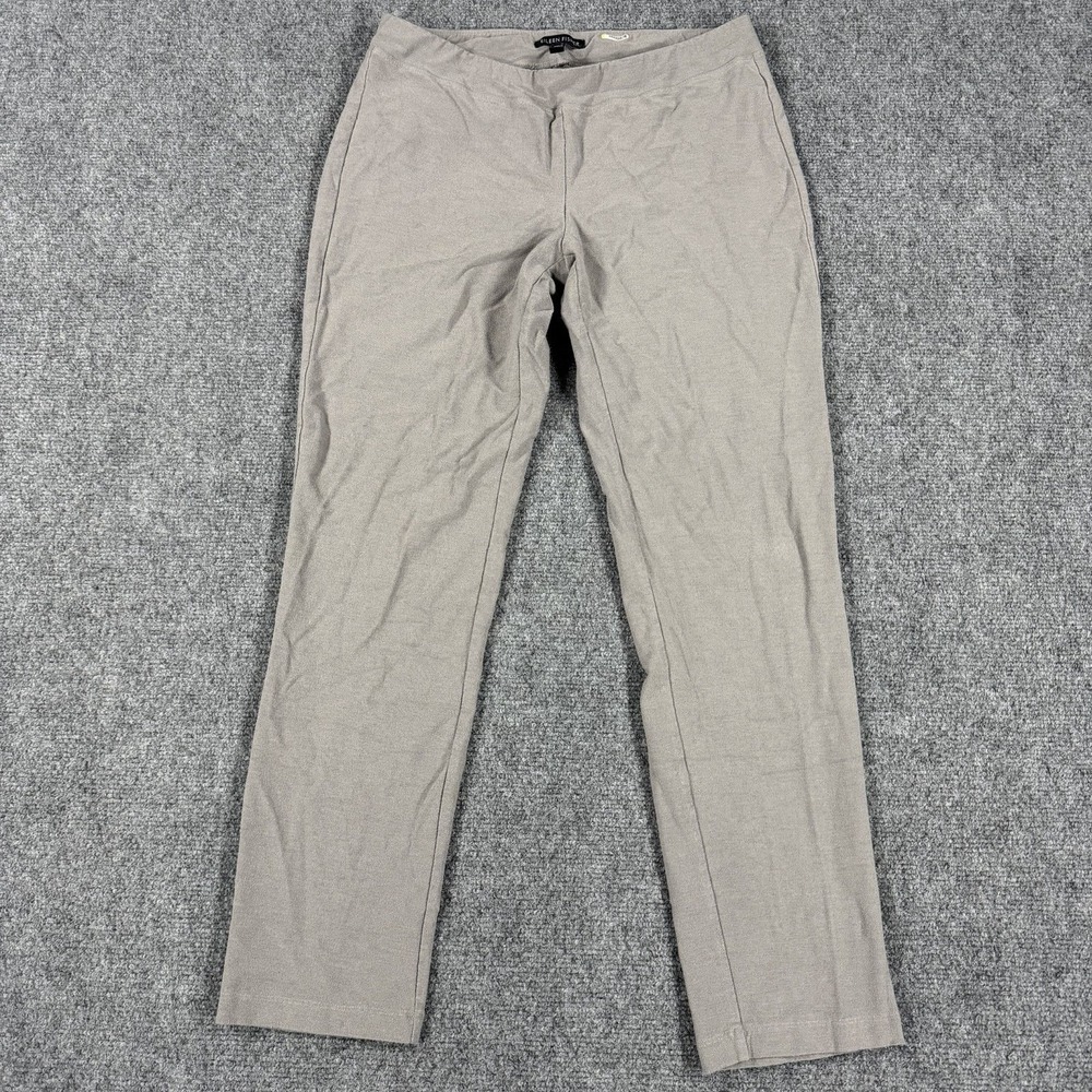 Eileen‎ Fisher Pants XS Gray Knit Viscose Stretch Ankle Minimalist Career